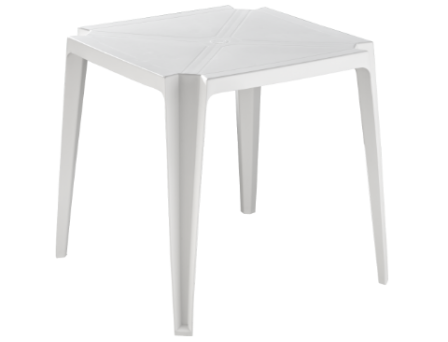 Mesa Plástica Branca